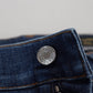 Elegant Italian Blue Denim Pants