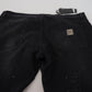Chic Black Washed Denim Pants
