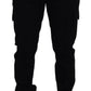 Sleek Black Jogger Pants - Italian Craftsmanship