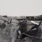 Elegant Gray Washed Denim Pants