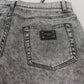 Elegant Gray Washed Denim Pants