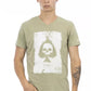 Green Cotton Men's T-Shirt