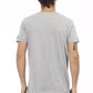 Gray Cotton Men T-Shirt