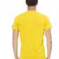 Yellow Cotton Men T-Shirt