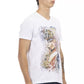 White Cotton Mens TShirt