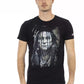 Black Cotton Men T-Shirt