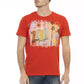 Red Cotton Men T-Shirt
