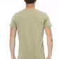 Green Cotton Men T-Shirt