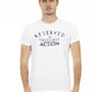 White Cotton Men T-Shirt
