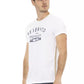 White Cotton Men T-Shirt