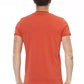 Orange Cotton Men T-Shirt