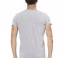 Gray Cotton Men T-Shirt