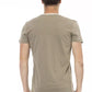 Green Cotton Men T-Shirt