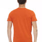 "Orange Cotton Men T-Shirt"