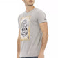 Gray Cotton Men T-Shirt