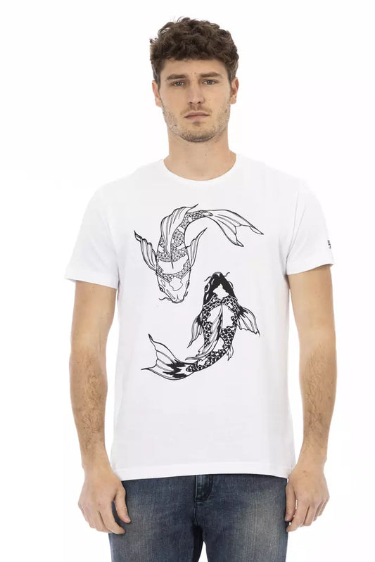 White Cotton Men TShirt