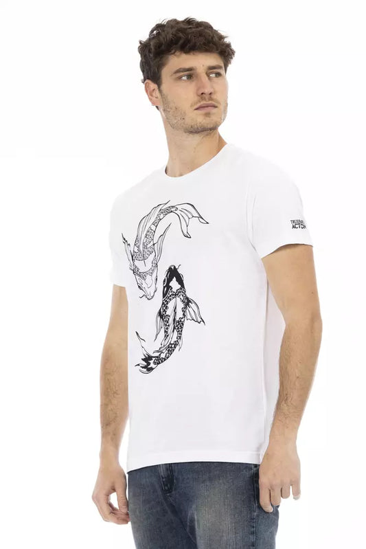 White Cotton Men TShirt