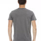 Gray Cotton Men T-Shirt