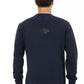 Blue Cotton Men's Sweater