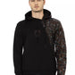 Black Cotton Men's Hooded Sweater