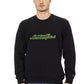 Black Cotton Men's Sweater