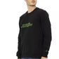 Black Cotton Men's Sweater