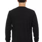 Black Cotton Men's Sweater