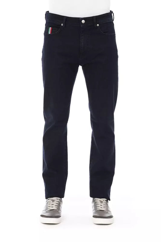 Blue Cotton Men Jeans