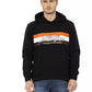Black Cotton Men's Hooded Sweater