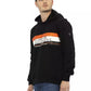 Black Cotton Men's Hooded Sweater