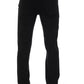 Black Cotton Men Jeans