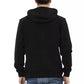 Black Cotton Men's Hooded Sweater