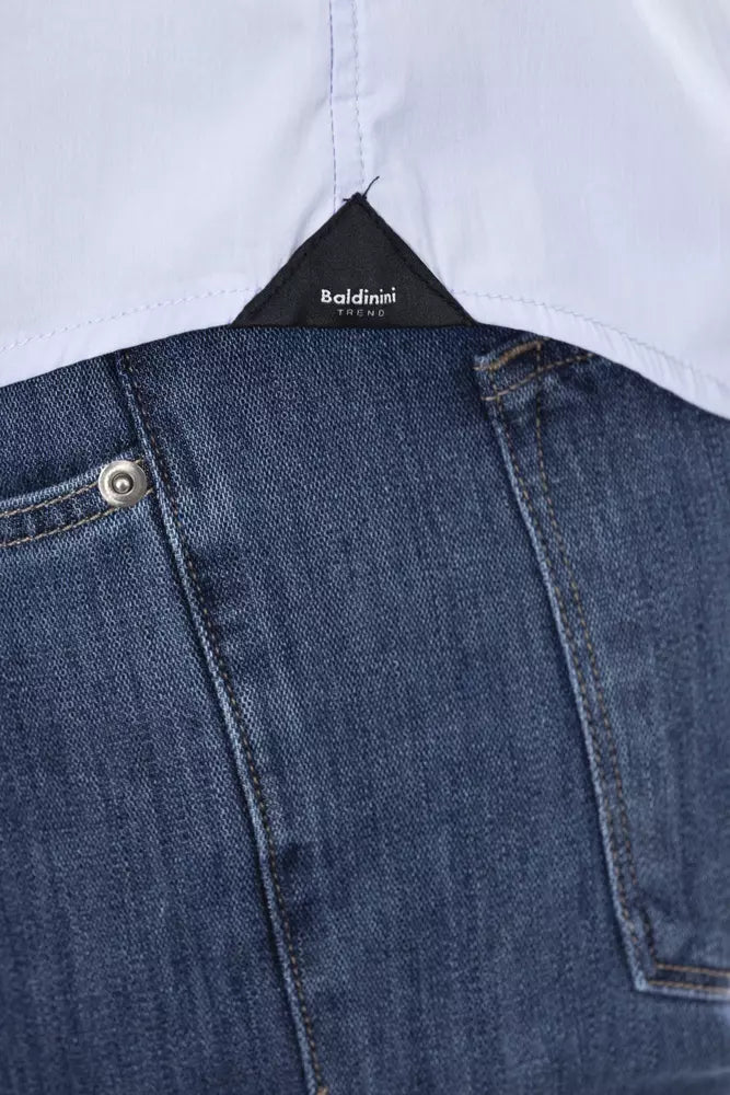 Light-Blue Cotton Mens Shirt