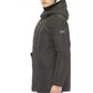 Green Polyester Men's Jacket