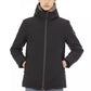 Black Polyester Men Jacket