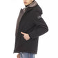 Black Polyester Men Jacket