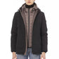 Black Polyester Men Jacket