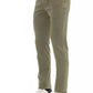 Green Cotton Men Jeans