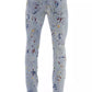 Light-Blue Cotton Men Jeans