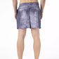 Blue Polyester Men Swim Short