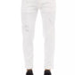 White Cotton Men Jeans