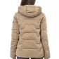 Beige Polyester Women Jacket