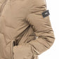 Beige Polyester Women Jacket
