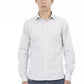 Gray Cotton Men Shirt