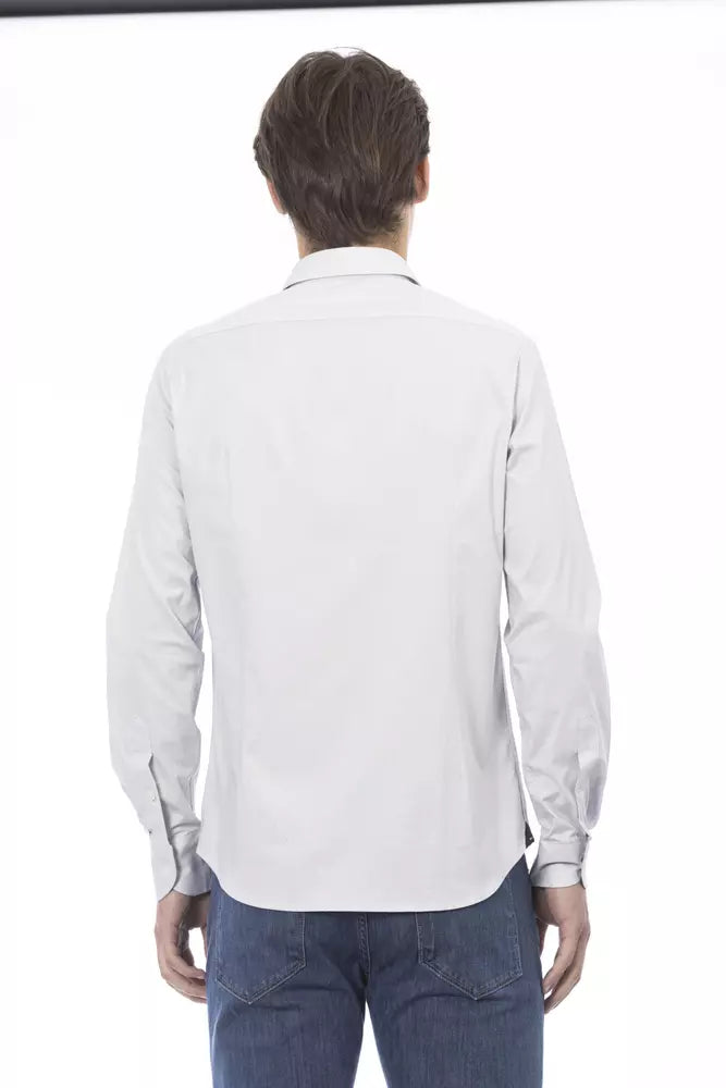 Gray Cotton Men Shirt
