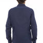Blue Cotton Men Shirt