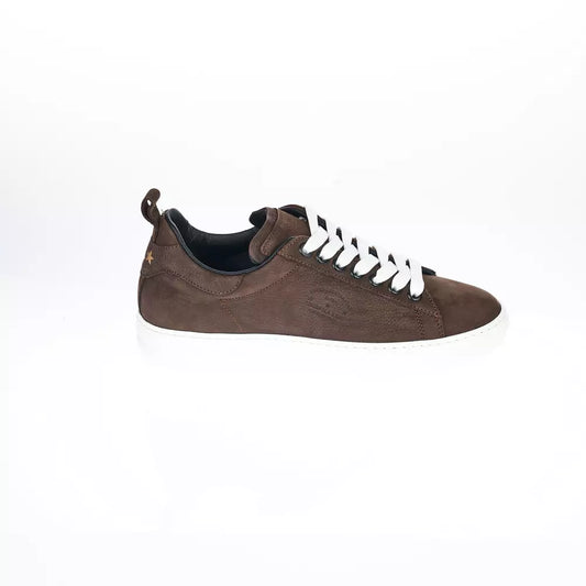 Brown Leather Men Sneaker