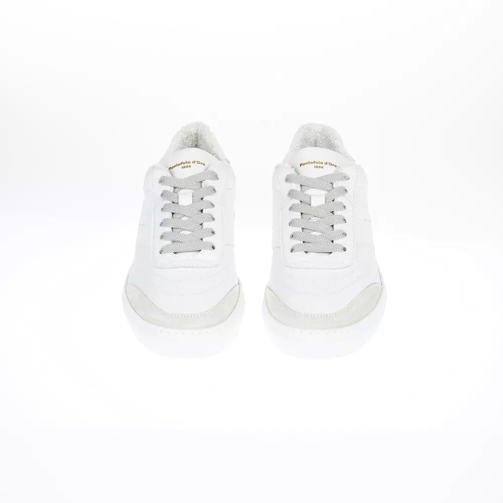 White Leather Men Sneaker