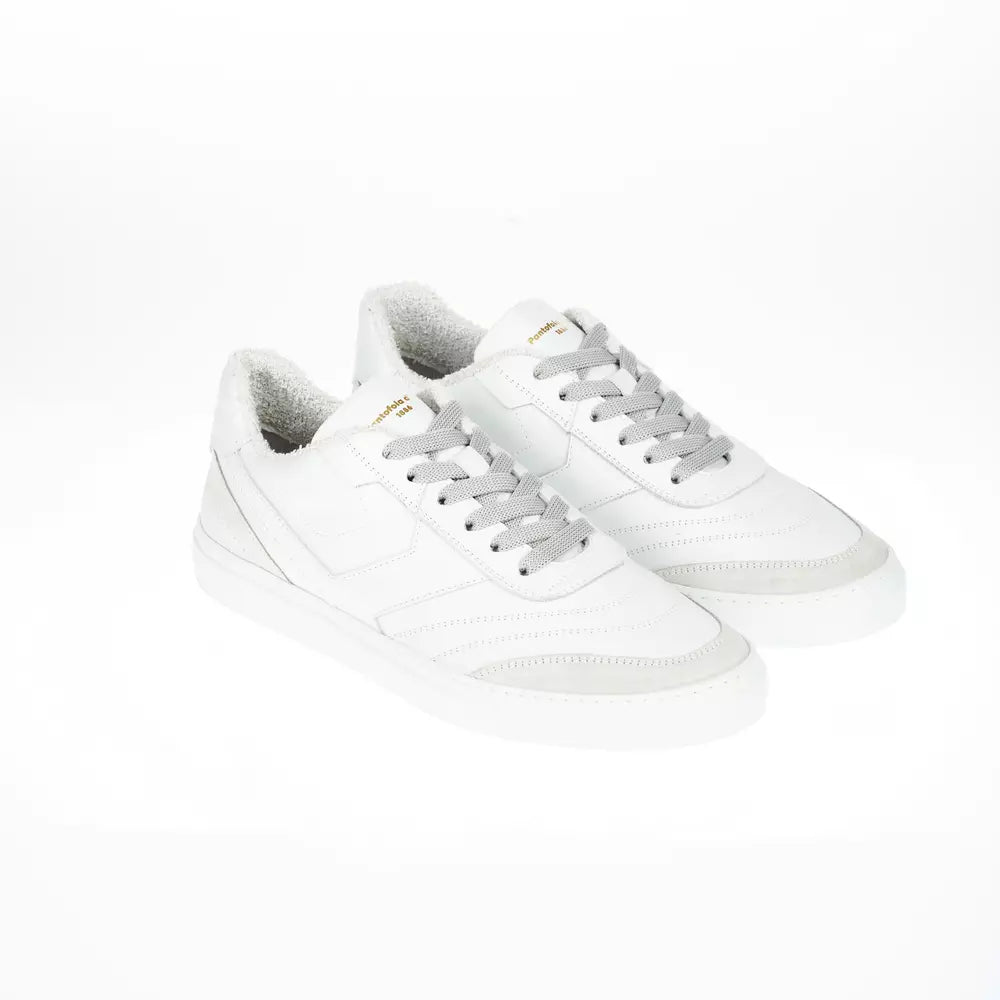 White Leather Men Sneaker