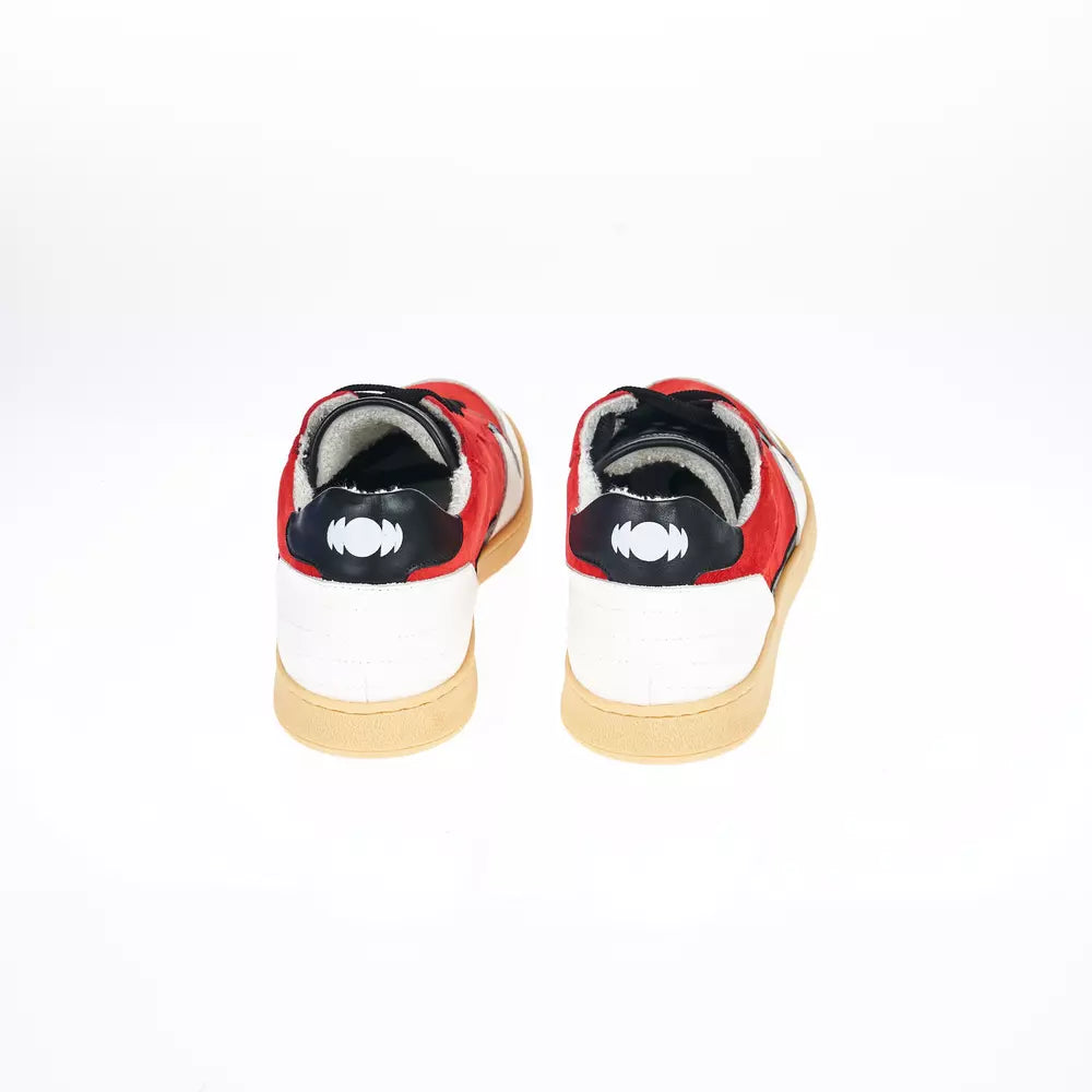 Red Leather Men Sneaker